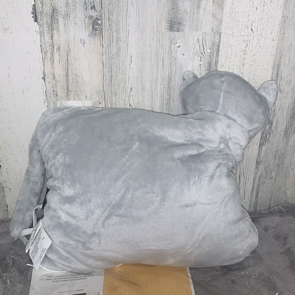 *0322 Soft & Cozy Kitten Pillow with Throw - Picture 7 of 10